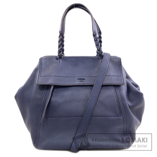 Tory Burch Half Moon 2WAY Handbag Leather Ladies [Used]