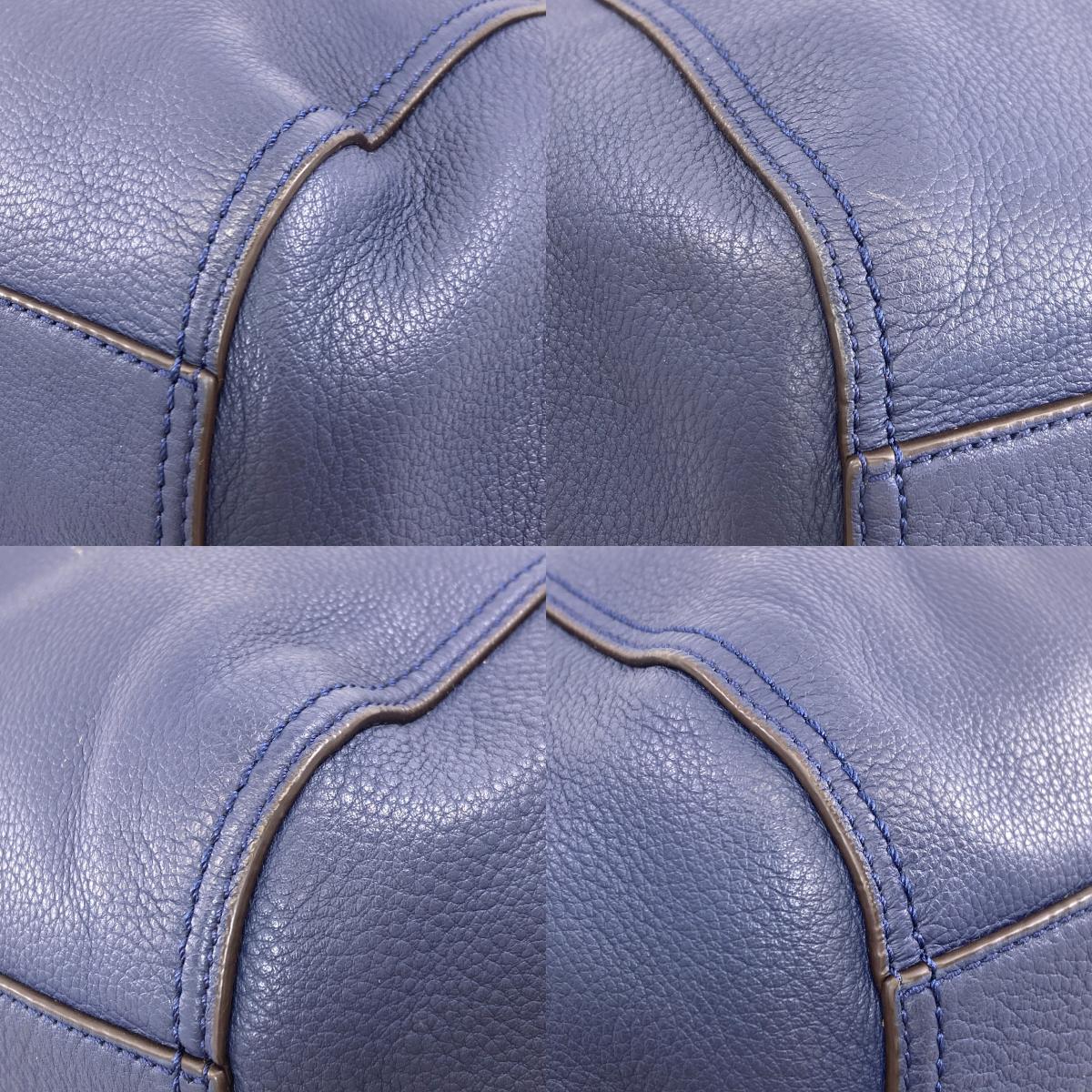Tory Burch Half Moon 2WAY Handbag Leather Ladies [Used]