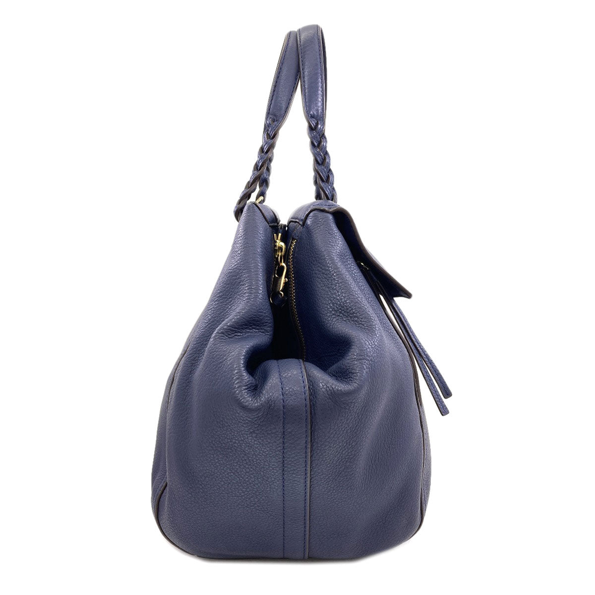 Tory Burch Half Moon 2WAY Handbag Leather Ladies [Used]