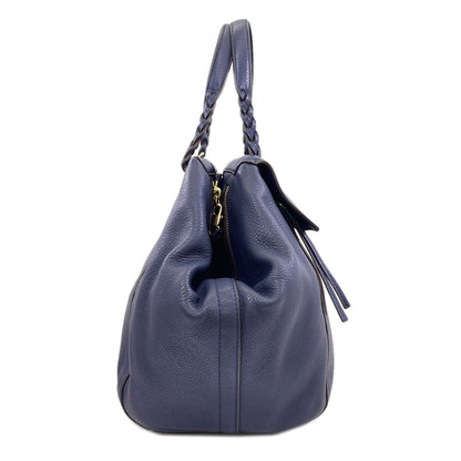 Tory Burch Half Moon 2WAY Handbag Leather Ladies [Used]