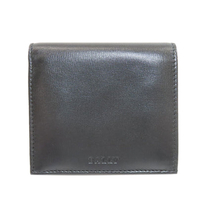 BALLY logo Bifold Wallet with Coin Pocket Leather mens [Used]