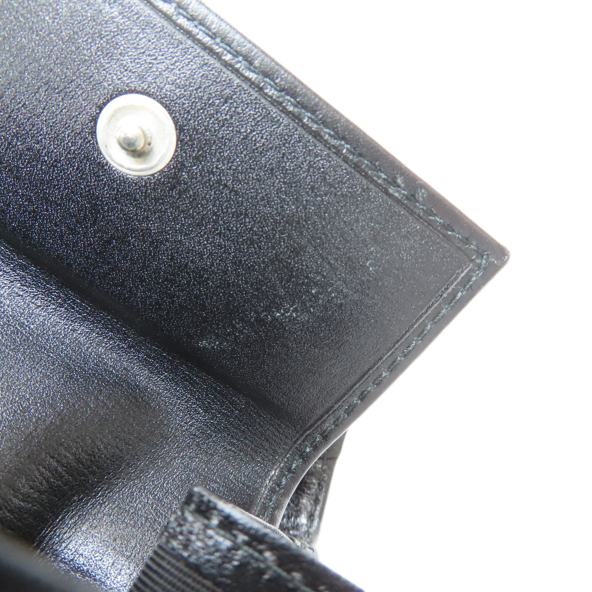 BALLY logo Bifold Wallet with Coin Pocket Leather mens [Used]