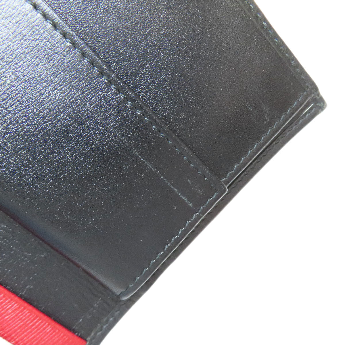 BALLY logo Bifold Wallet with Coin Pocket Leather mens [Used]
