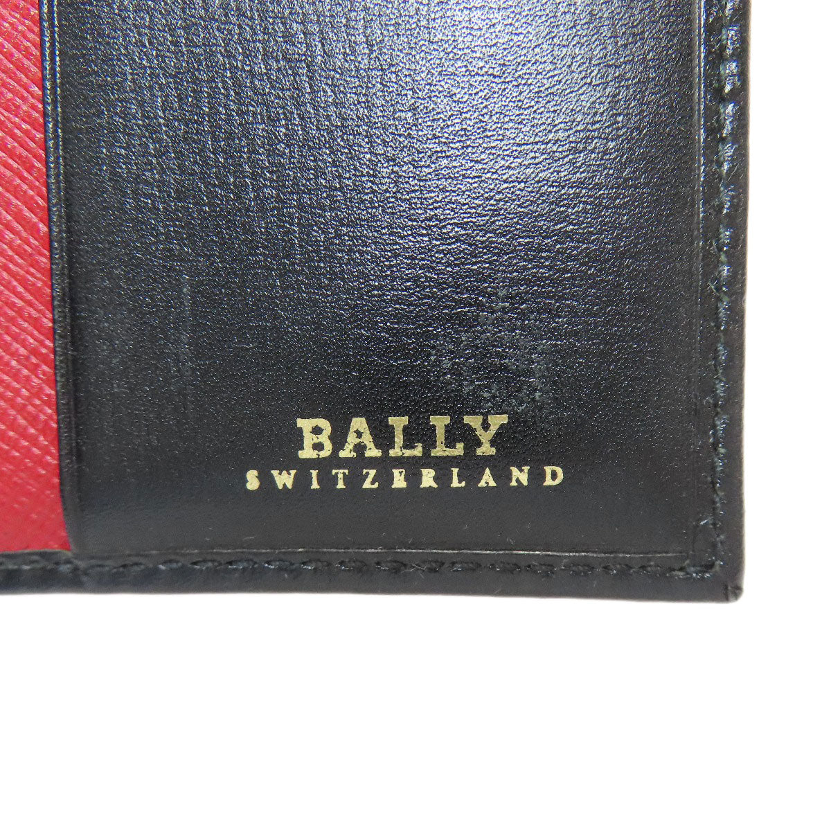 BALLY logo Bifold Wallet with Coin Pocket Leather mens [Used]