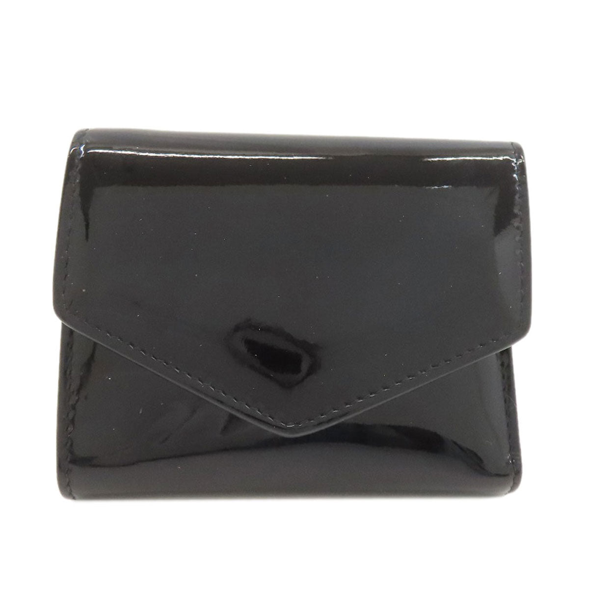 MaisonMargiela 4 stitches Bifold Wallet with Coin Pocket Enamel Ladies [Used]