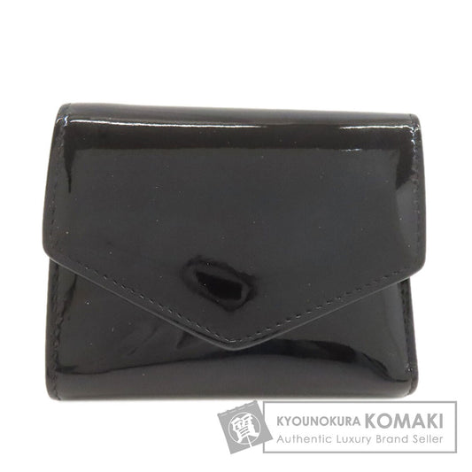 MaisonMargiela 4 stitches Bifold Wallet with Coin Pocket Enamel Ladies [Used]