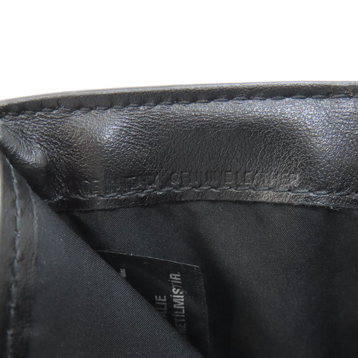 MaisonMargiela 4 stitches Bifold Wallet with Coin Pocket Enamel Ladies [Used]
