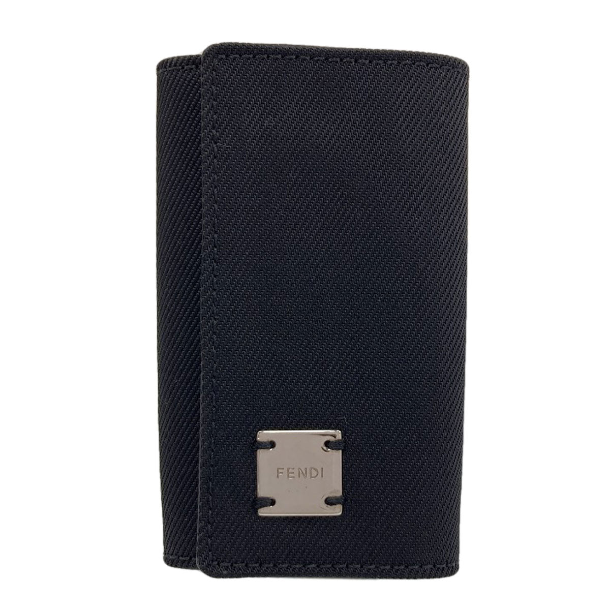 FENDI logo key holder Canvas Ladies [Used]