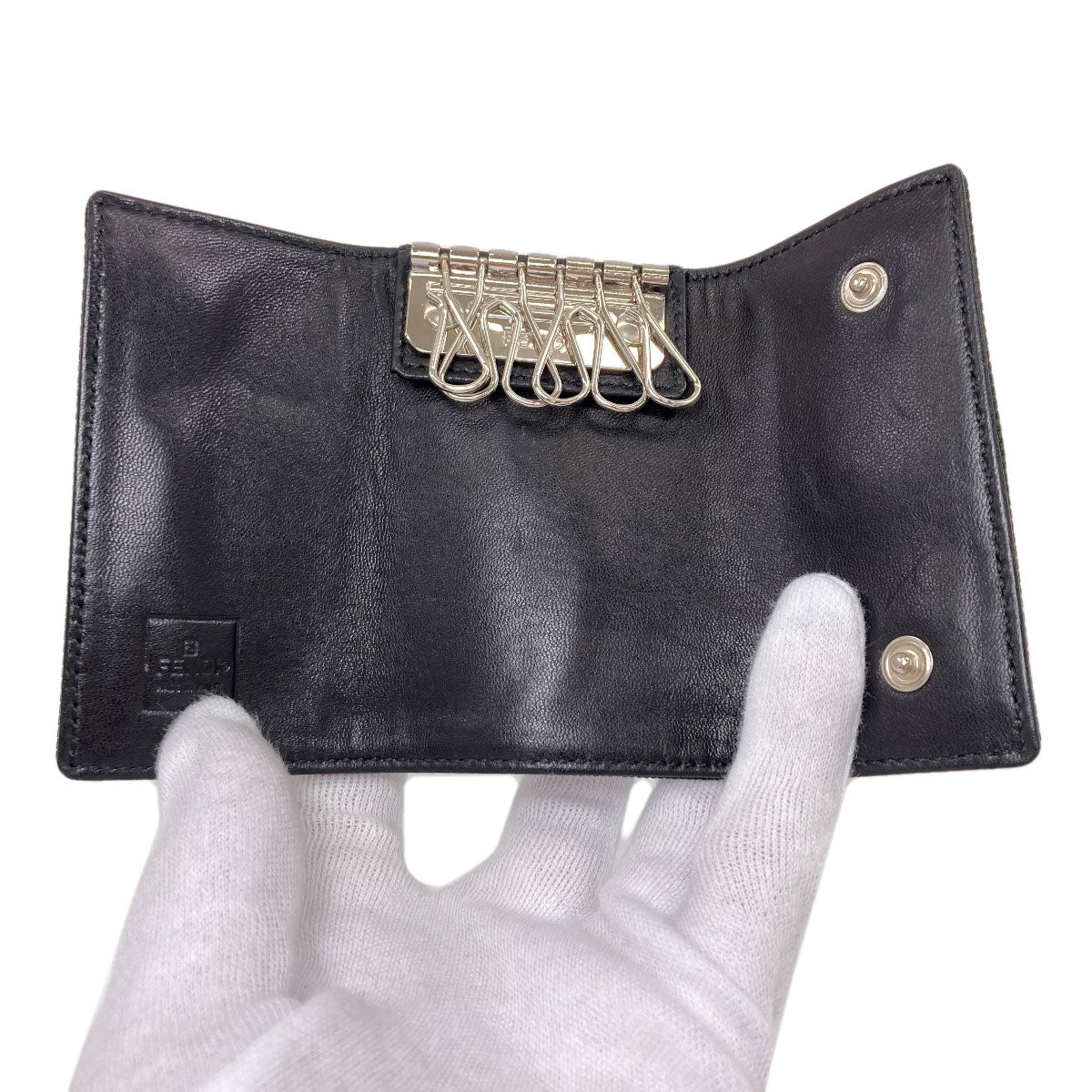 FENDI logo key holder Canvas Ladies [Used]