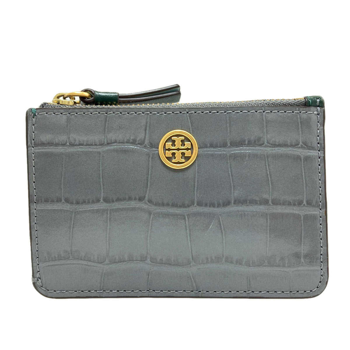 Tory Burch Croco embossed coin purse Leather Ladies [Used]