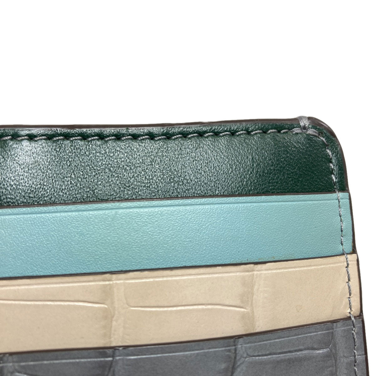 Tory Burch Croco embossed coin purse Leather Ladies [Used]
