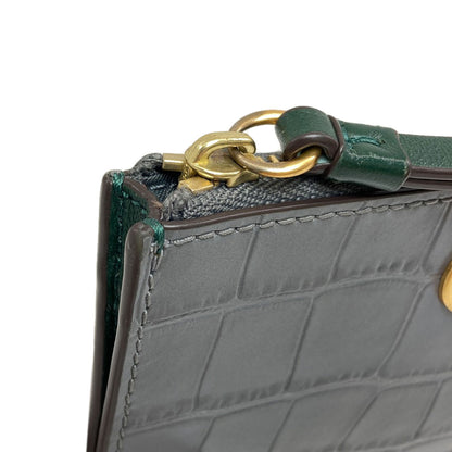 Tory Burch Croco embossed coin purse Leather Ladies [Used]