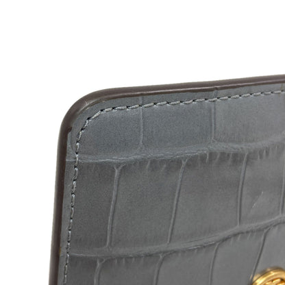 Tory Burch Croco embossed coin purse Leather Ladies [Used]