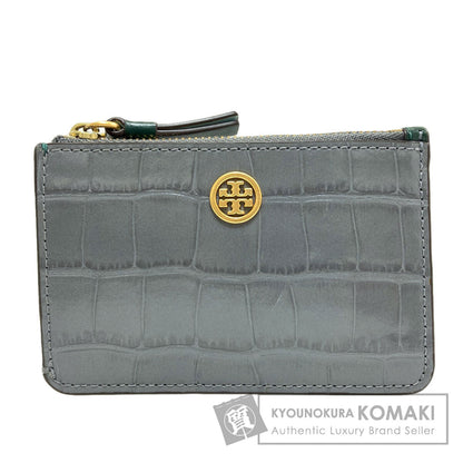 Tory Burch Croco embossed coin purse Leather Ladies [Used]