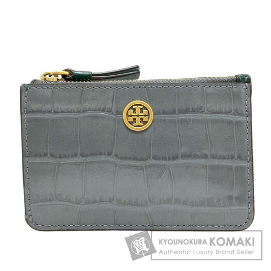 Tory Burch Croco embossed coin purse Leather Ladies [Used]