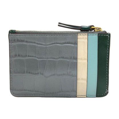 Tory Burch Croco embossed coin purse Leather Ladies [Used]