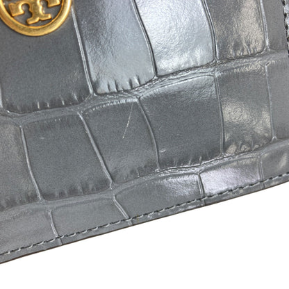 Tory Burch Croco embossed coin purse Leather Ladies [Used]