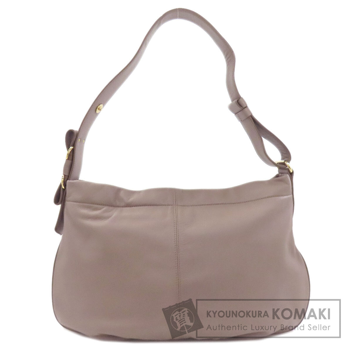 Salvatore Ferragamo one belt Shoulder Bag Leather Ladies [Used]