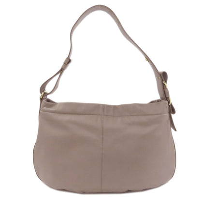 Salvatore Ferragamo one belt Shoulder Bag Leather Ladies [Used]
