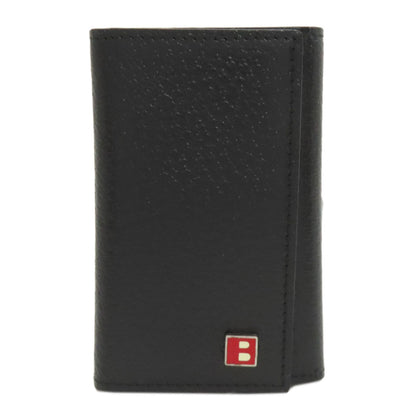 BALLY logo key holder Leather mens [Used]