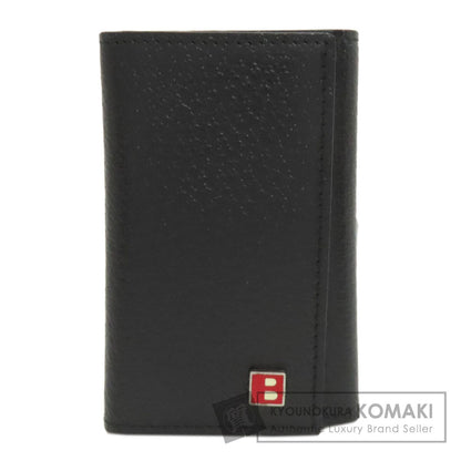 BALLY logo key holder Leather mens [Used]