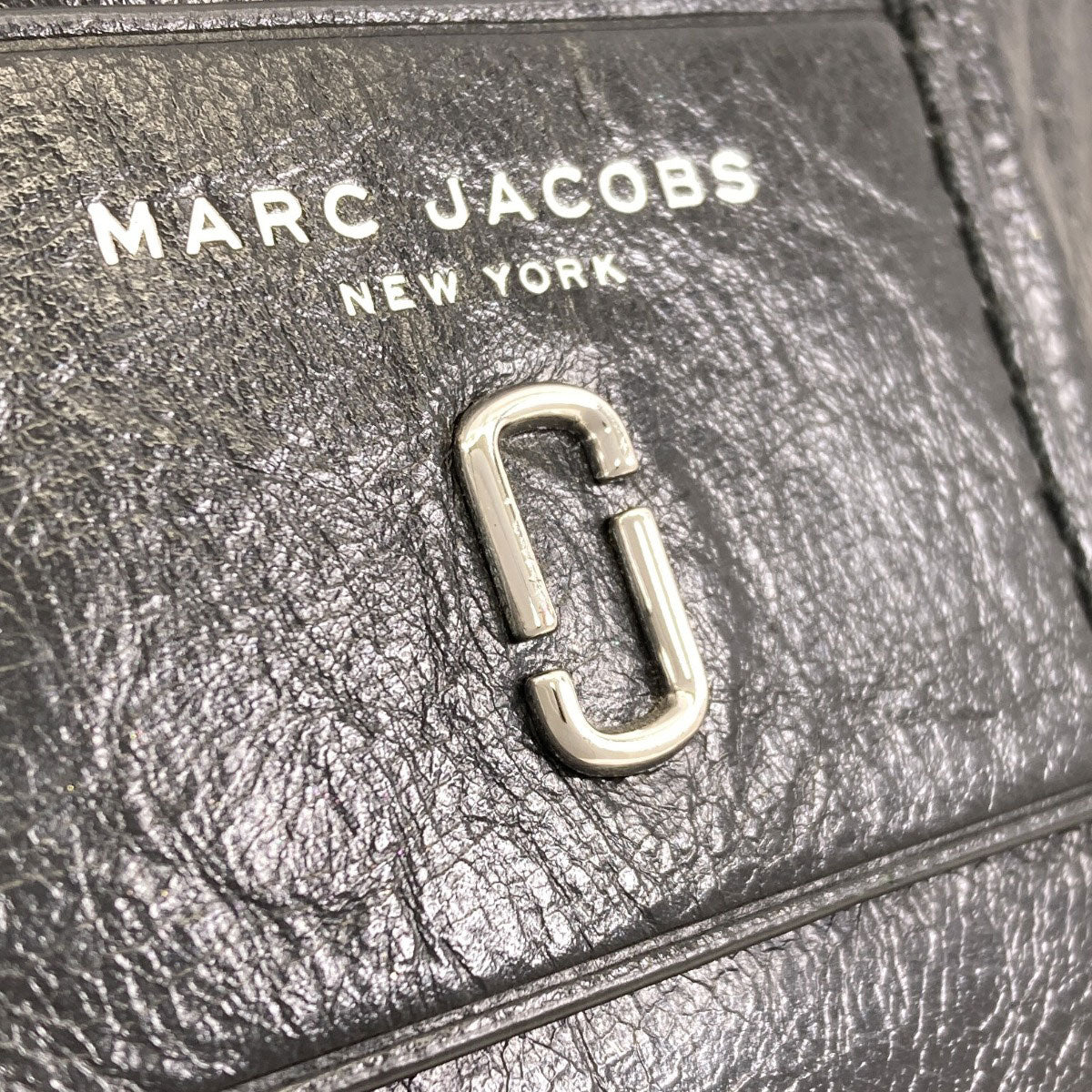 MARC JACOBS logo Backpack Â· Daypack Leather Ladies [Used]