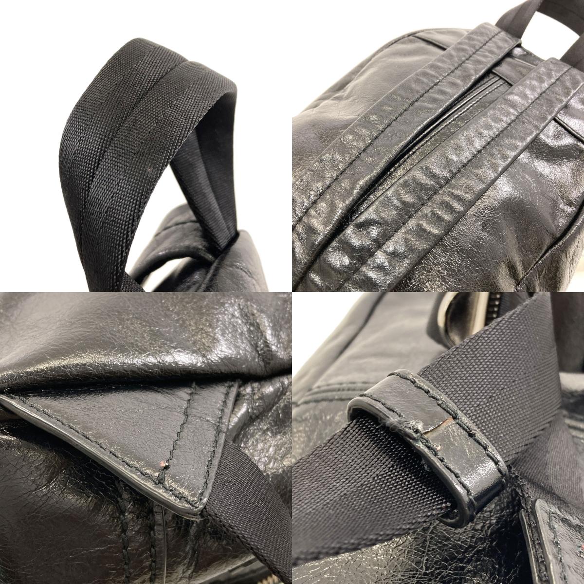 MARC JACOBS logo Backpack Â· Daypack Leather Ladies [Used]