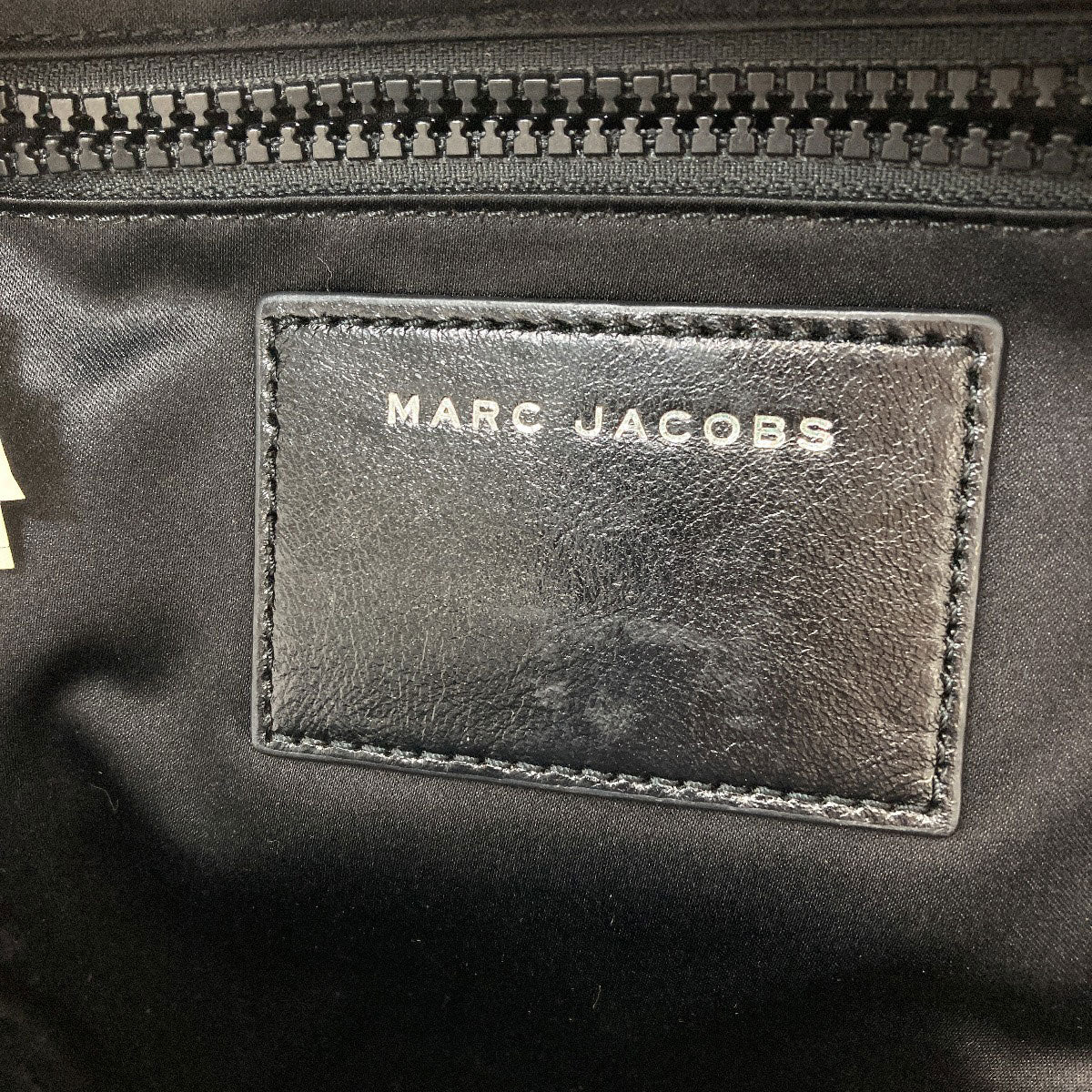 MARC JACOBS logo Backpack Â· Daypack Leather Ladies [Used]
