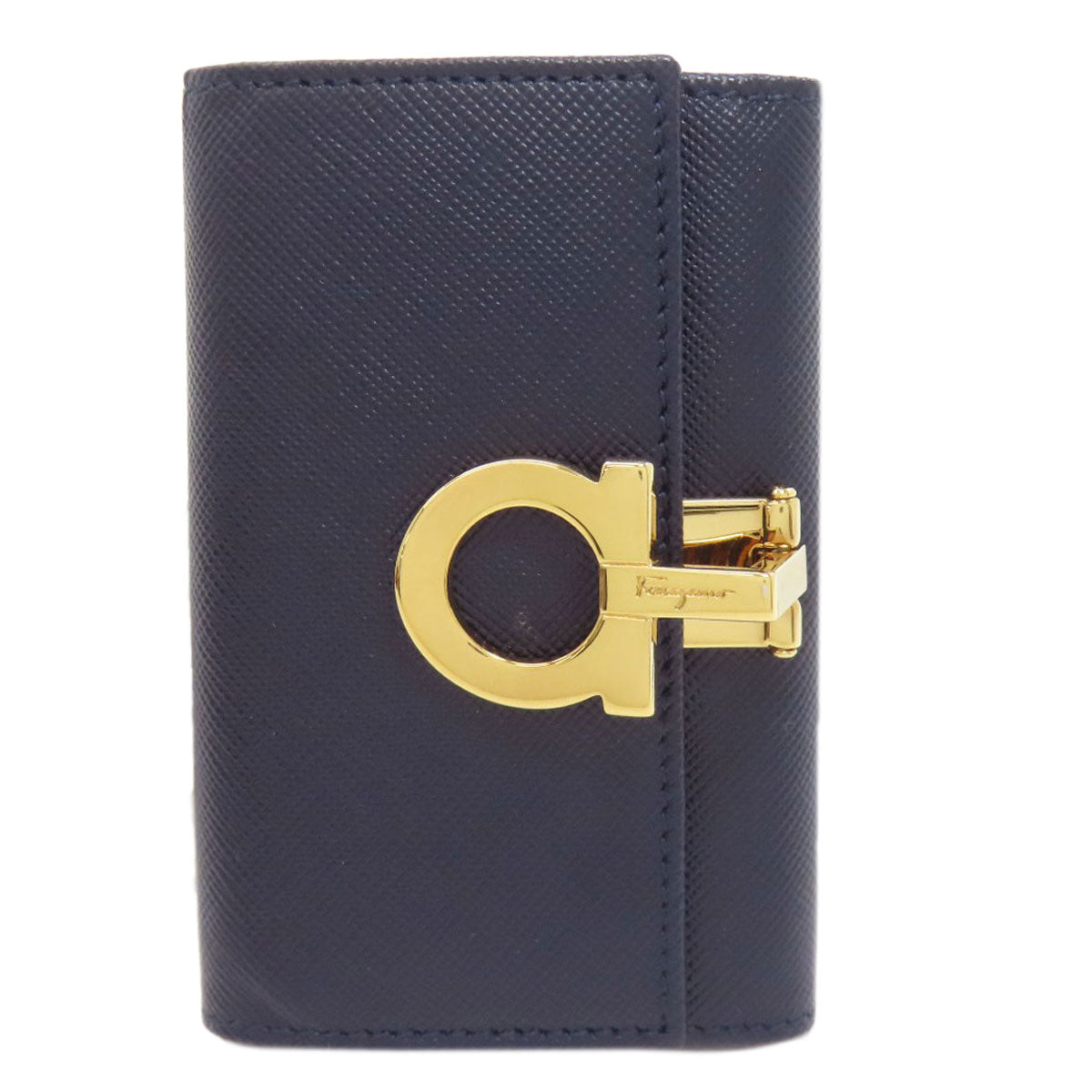 Salvatore Ferragamo GanciniHardware key holder Leather Ladies [Used]