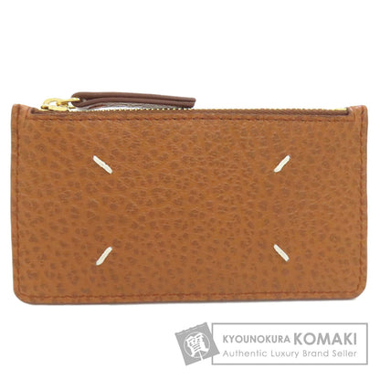 MaisonMargiela 4-Stitch Coin Card Case Card Case Leather Ladies [Used]