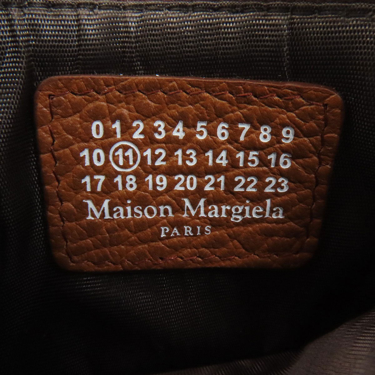 MaisonMargiela 4-Stitch Coin Card Case Card Case Leather Ladies [Used]