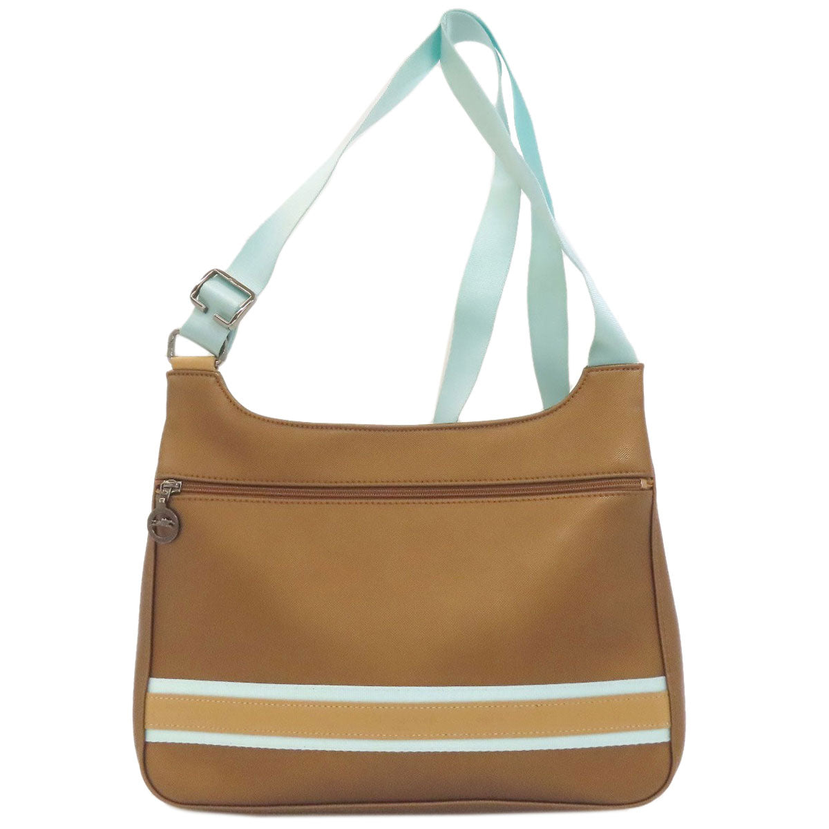 Longchamp logo Shoulder Bag Leather Ladies [Used]