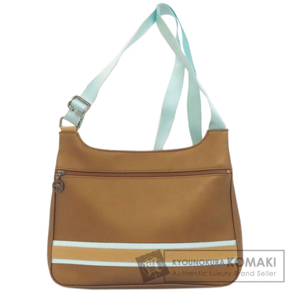 Longchamp logo Shoulder Bag Leather Ladies [Used]