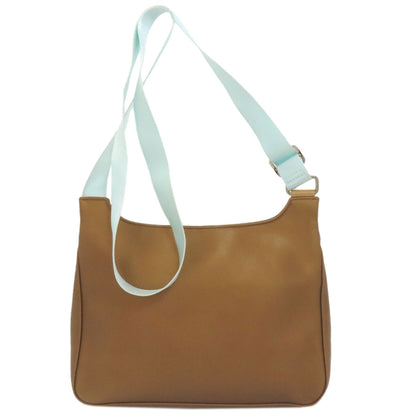 Longchamp logo Shoulder Bag Leather Ladies [Used]