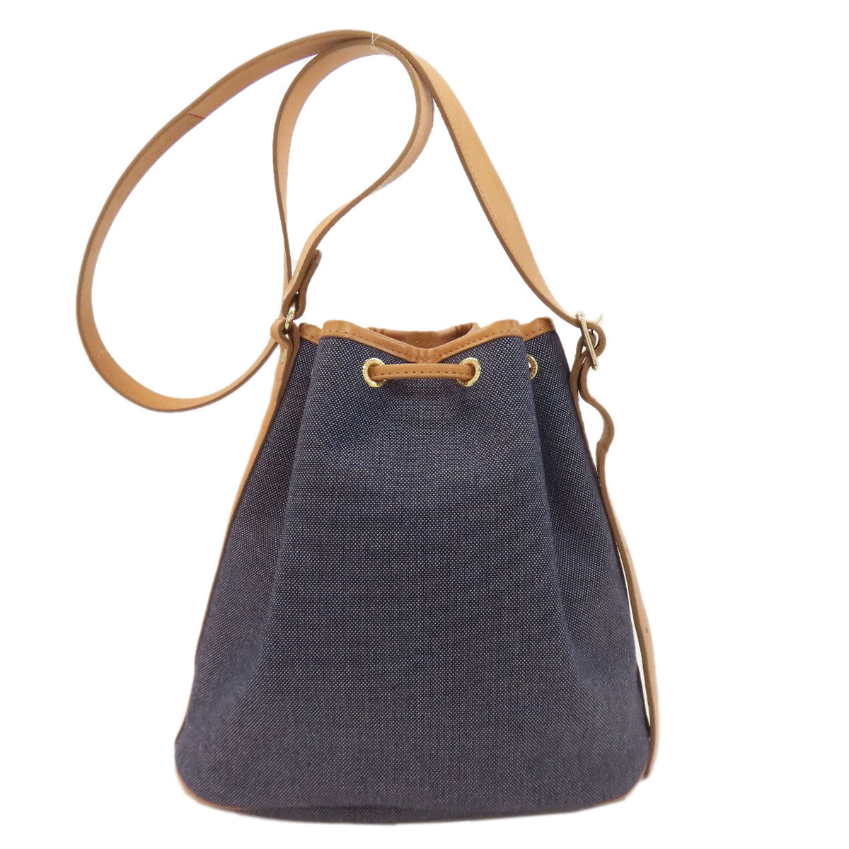 Longchamp purse Shoulder Bag Denim Ladies [Used]