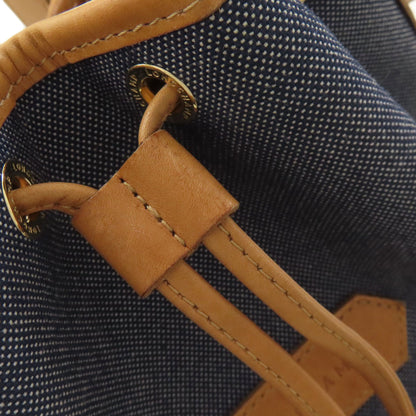Longchamp purse Shoulder Bag Denim Ladies [Used]