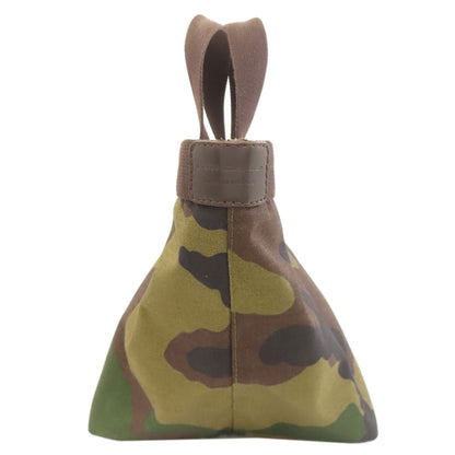 Herve Chapelier Boat-shaped tote camouflage Handbag Canvas Ladies [Used]