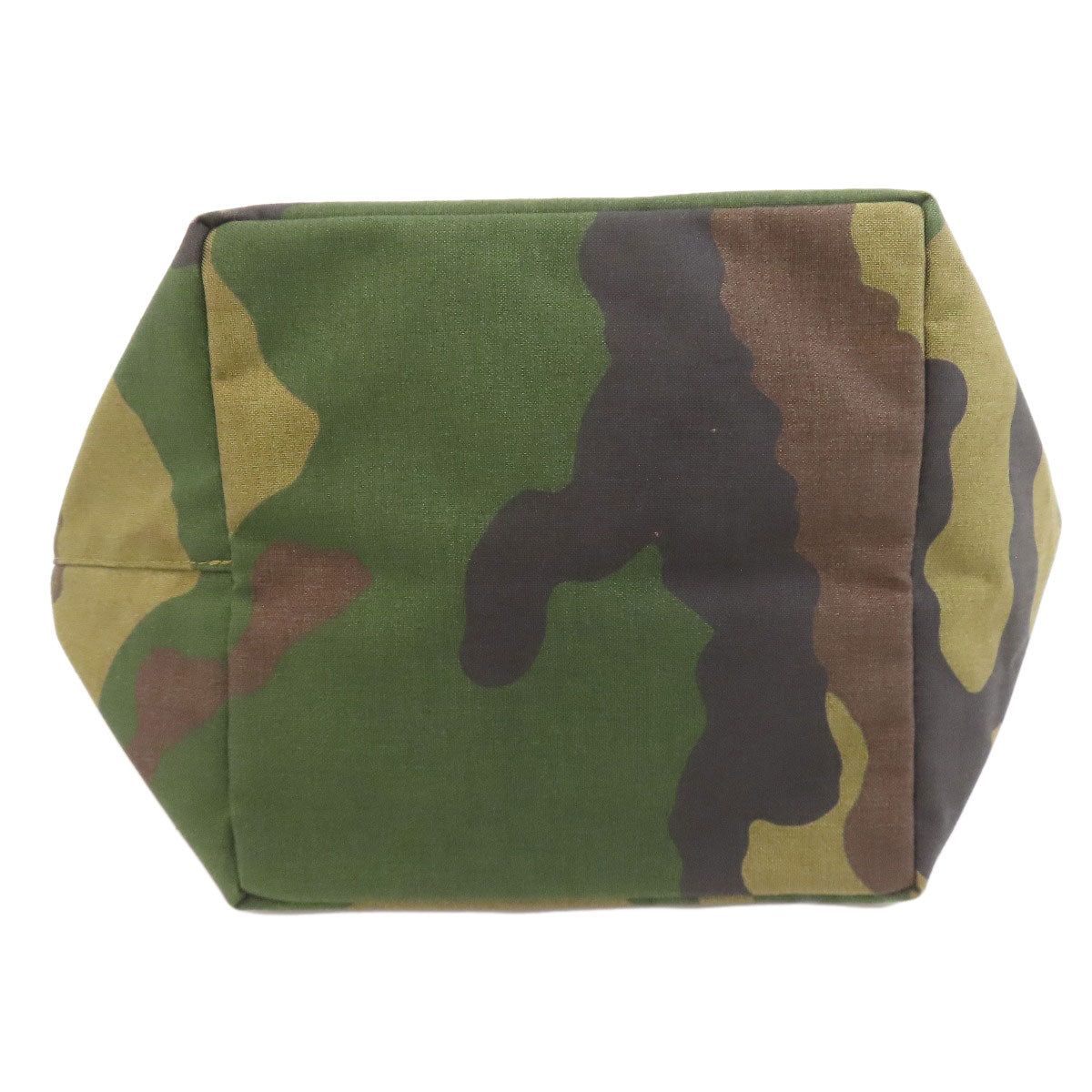 Herve Chapelier Boat-shaped tote camouflage Handbag Canvas Ladies [Used]