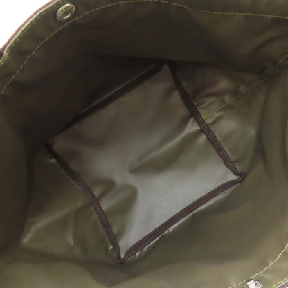 Herve Chapelier Boat-shaped tote camouflage Handbag Canvas Ladies [Used]