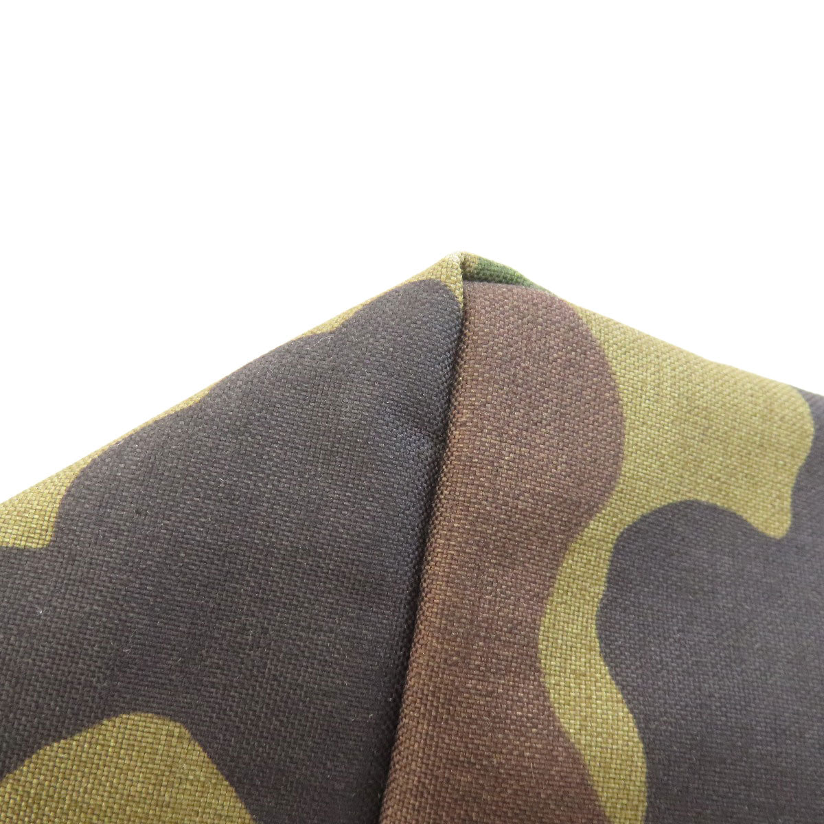 Herve Chapelier Boat-shaped tote camouflage Handbag Canvas Ladies [Used]