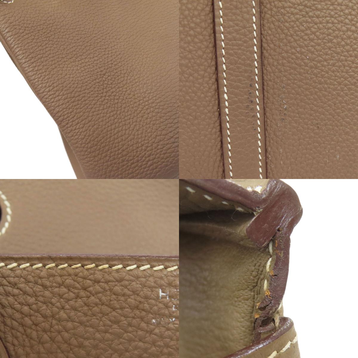 HERMES Birkin 30 Etoupe SilverHardware Handbag Taurillon Clemence Ladies [Used]
