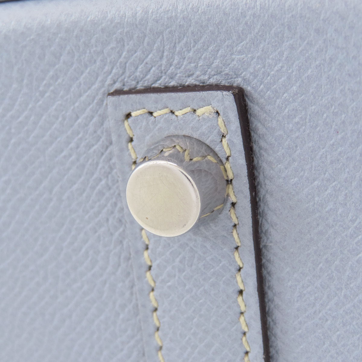 HERMES Birkin 30 Blue Lin SilverHardware Handbag Epsom Ladies [Used]