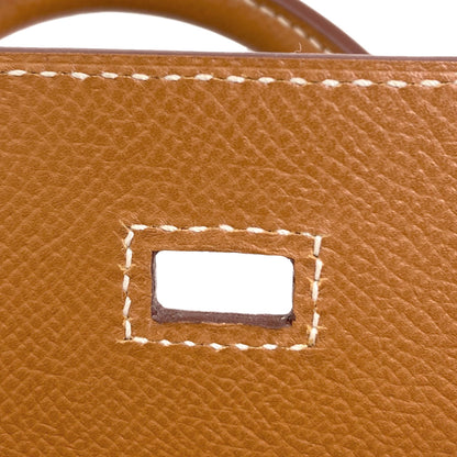 HERMES Birkin 30 Gold Silver Hardware Handbag Epsom Ladies [Used]