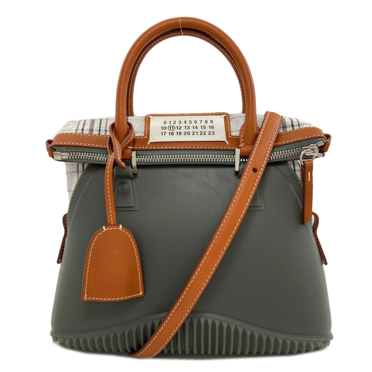 MaisonMargiela 5AC 2WAY Handbag Rubber CanvasLadies [Used]
