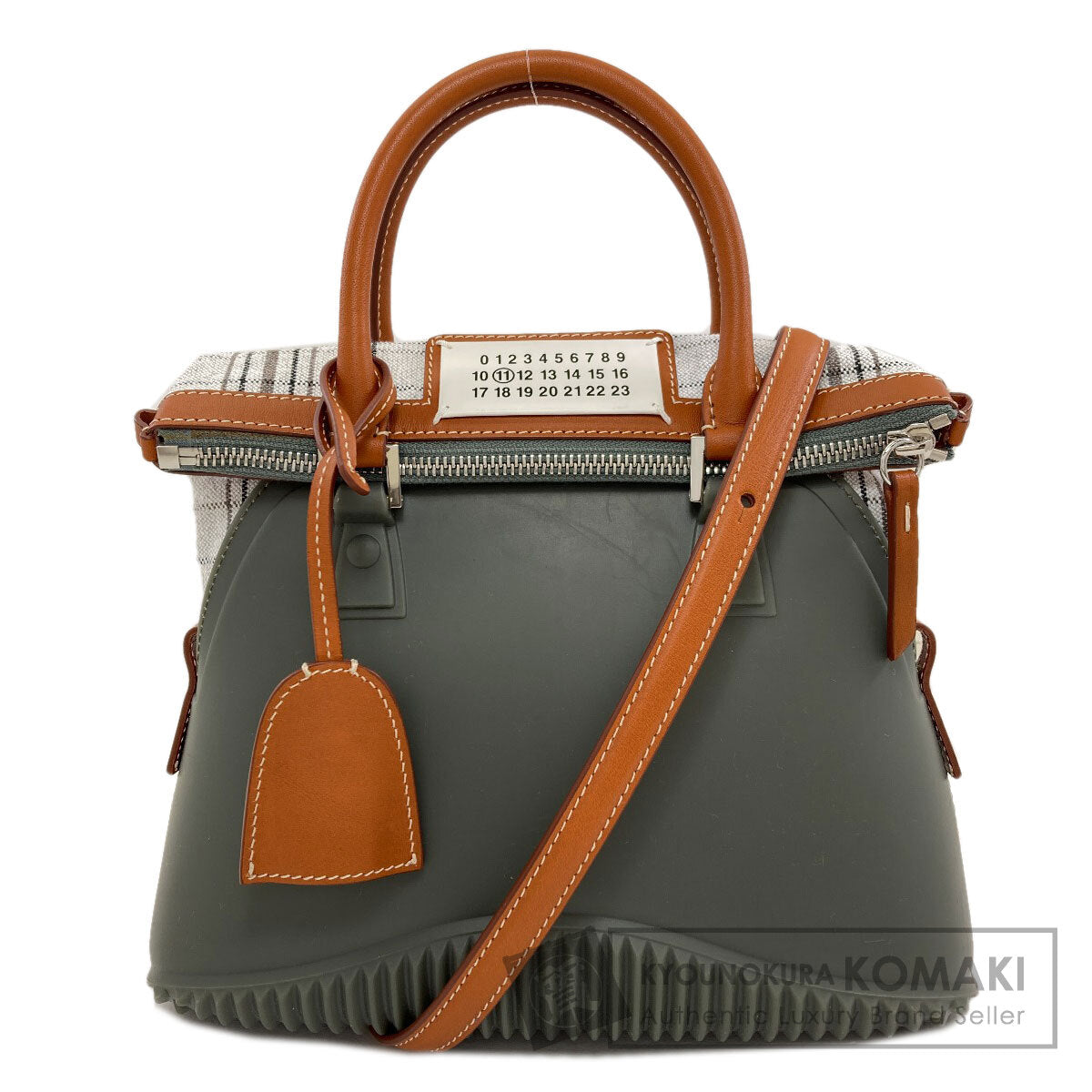 MaisonMargiela 5AC 2WAY Handbag Rubber CanvasLadies [Used]