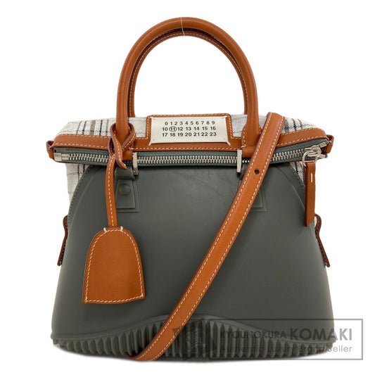 MaisonMargiela 5AC 2WAY Handbag Rubber CanvasLadies [Used]