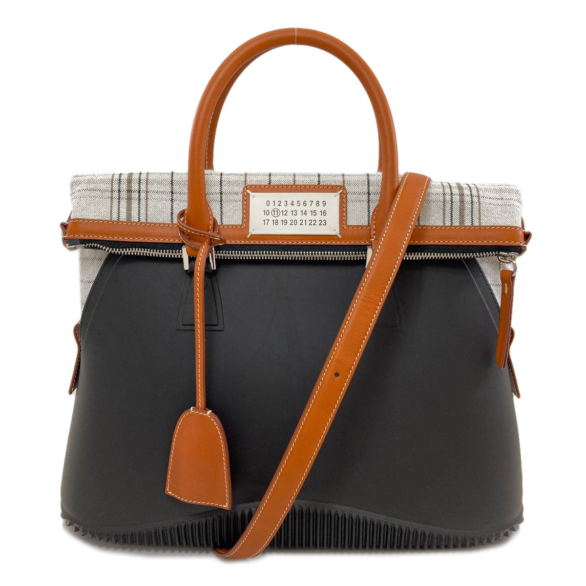 MaisonMargiela 5AC 2WAY Handbag Rubber CanvasLadies [Used]