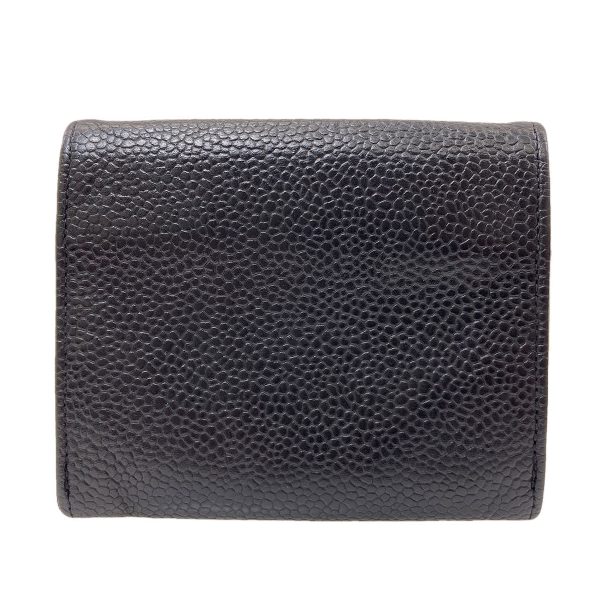 CHANEL COCO Mark Stitch GoldHardware coin purse Grained Calfskin Skin Ladies [Used]