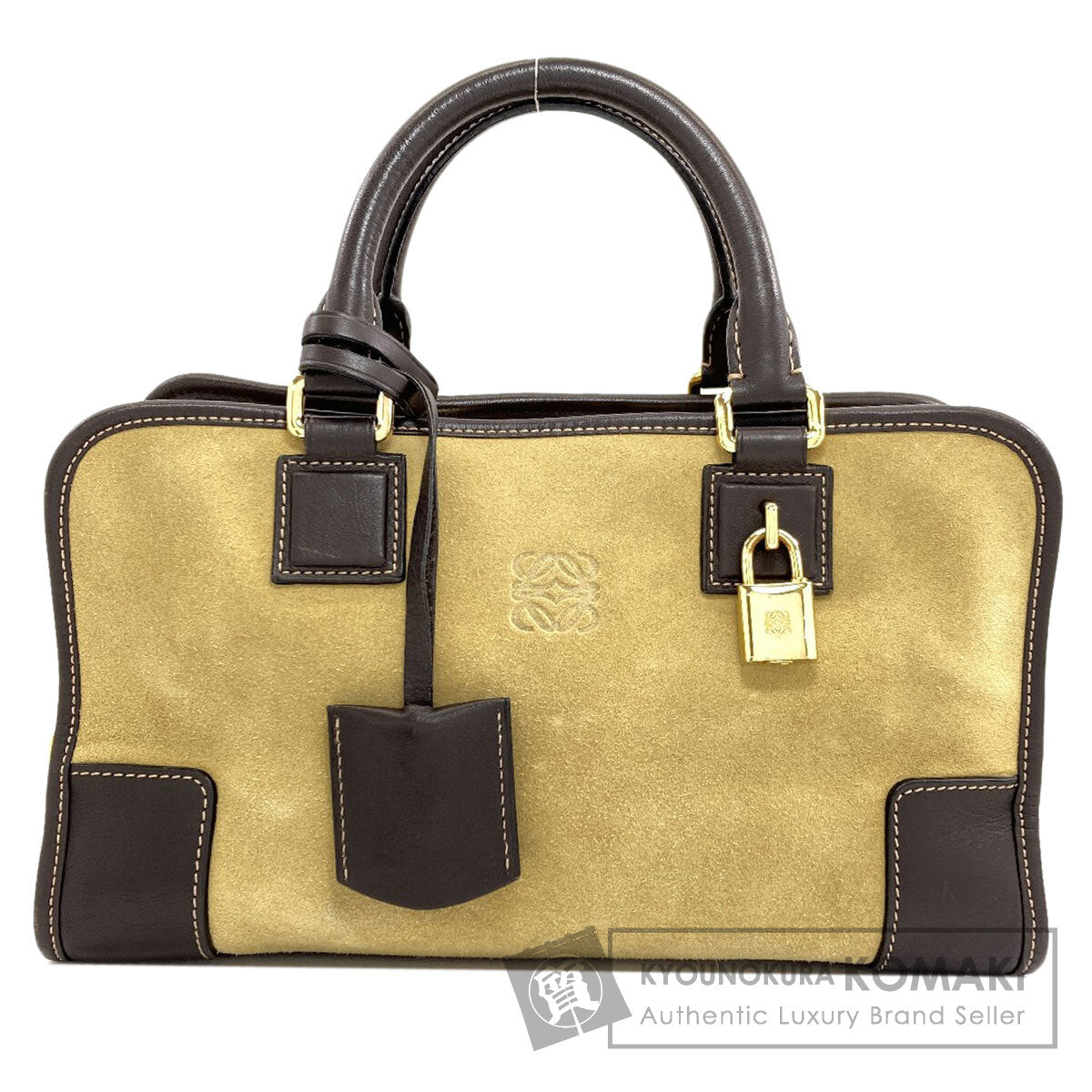LOEWE Amazona Handbag Suede CalfLadies [Used]