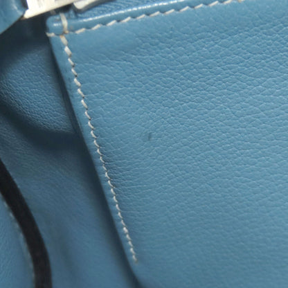 HERMES Birkin 30 Blue Gene SilverHardware Handbag Epsom Ladies [Used]